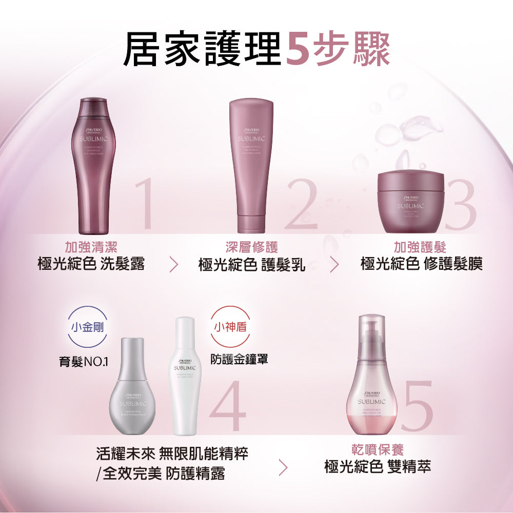 SHISEIDO SMC LUMINOFORCE SHAMPOO 250ml 柔亮洗髮水 (染後 / 護色)