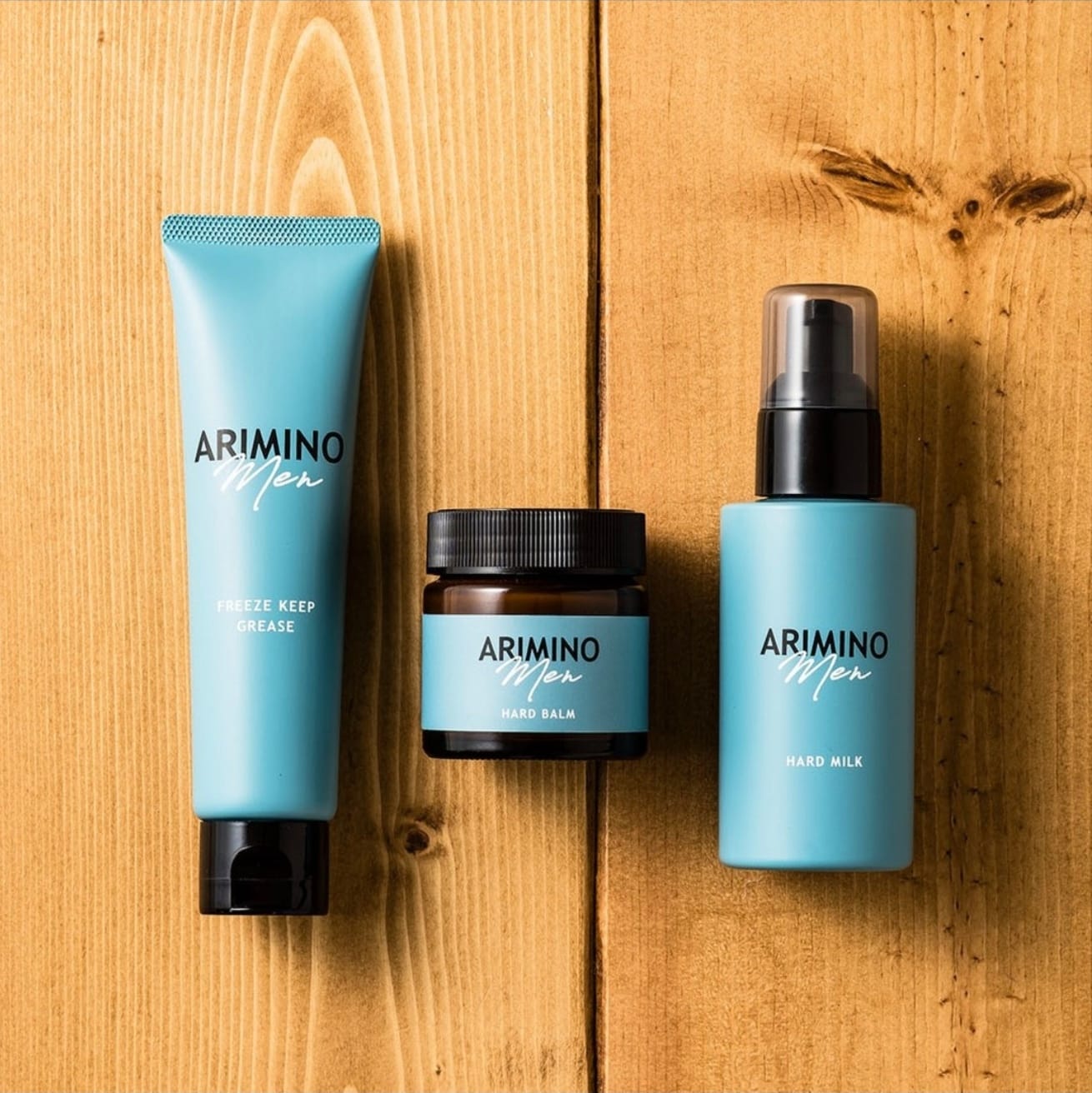 Arimino Hard Milk 造型硬髮乳 適合濕潤感與自然捲 100g 日本直送 Arimino Men系列