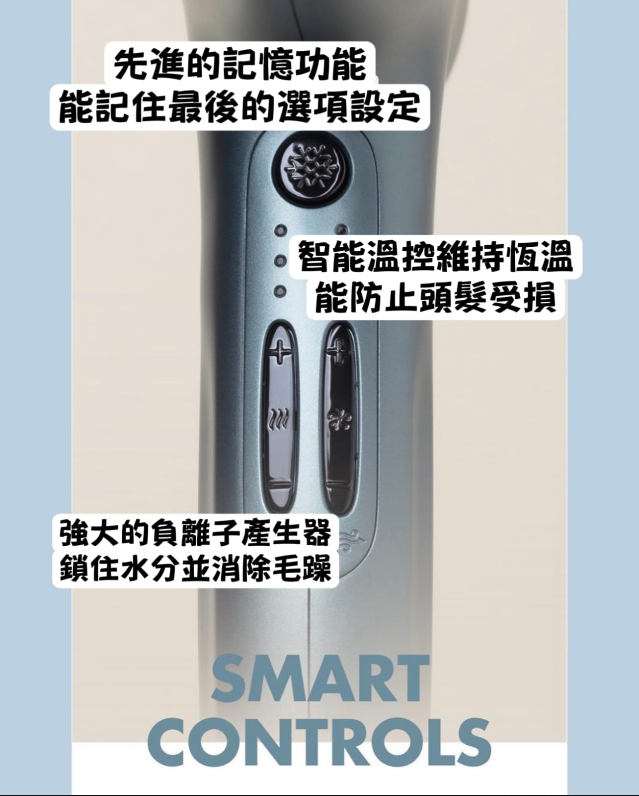Olivia Garden Dryer SuperHP 高性能專業風筒 (BOX SET風筒+送3把梳)