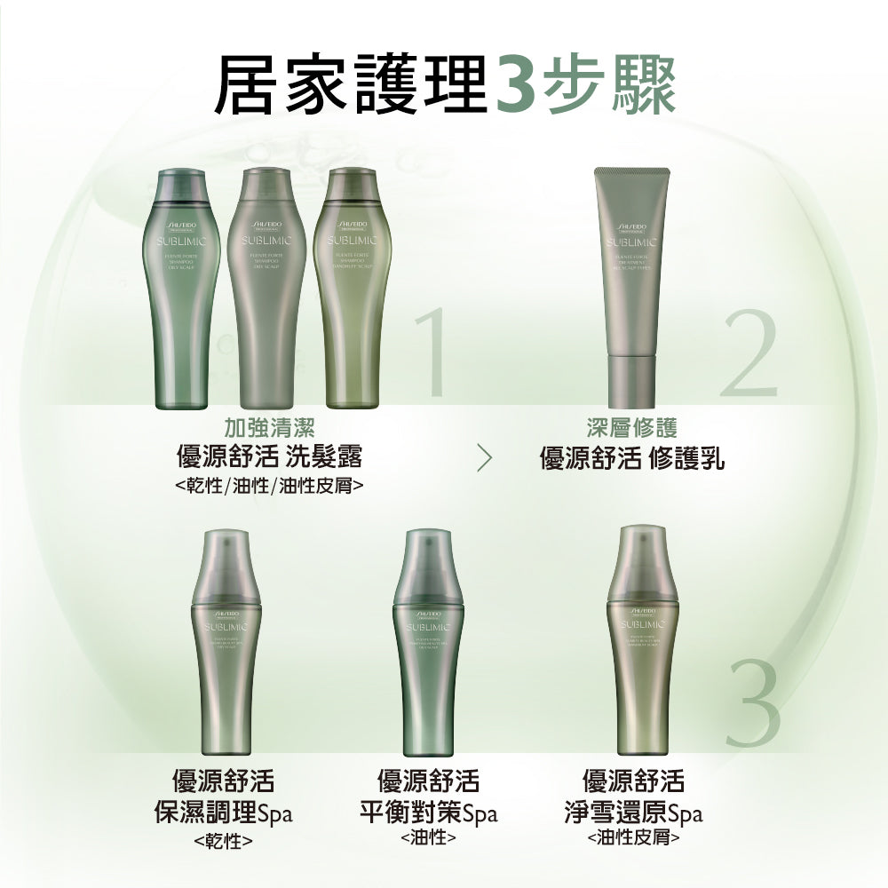SHISEIDO SMC FUENT抑制多餘皮脂分泌 徹底潔淨髒汙油脂  培育頭皮自我強韌保濕力  針對改善頭皮油膩有異味E FORTE SHAMPOO (OILY SCALP) 250ml 淨化洗髮水 （油性頭皮層）