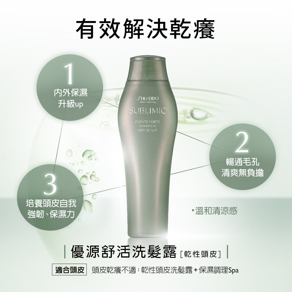SHISEIDO SMC FUENTE FORTE TREATMENT ALL TYPES 130g 舒緩護髮素
